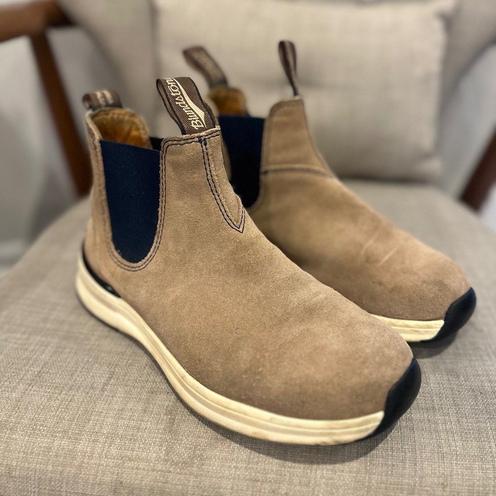 Blundstone 2146 Active Series Suede Chelsea Boots Women 8 (AUS 5) Sand Stone